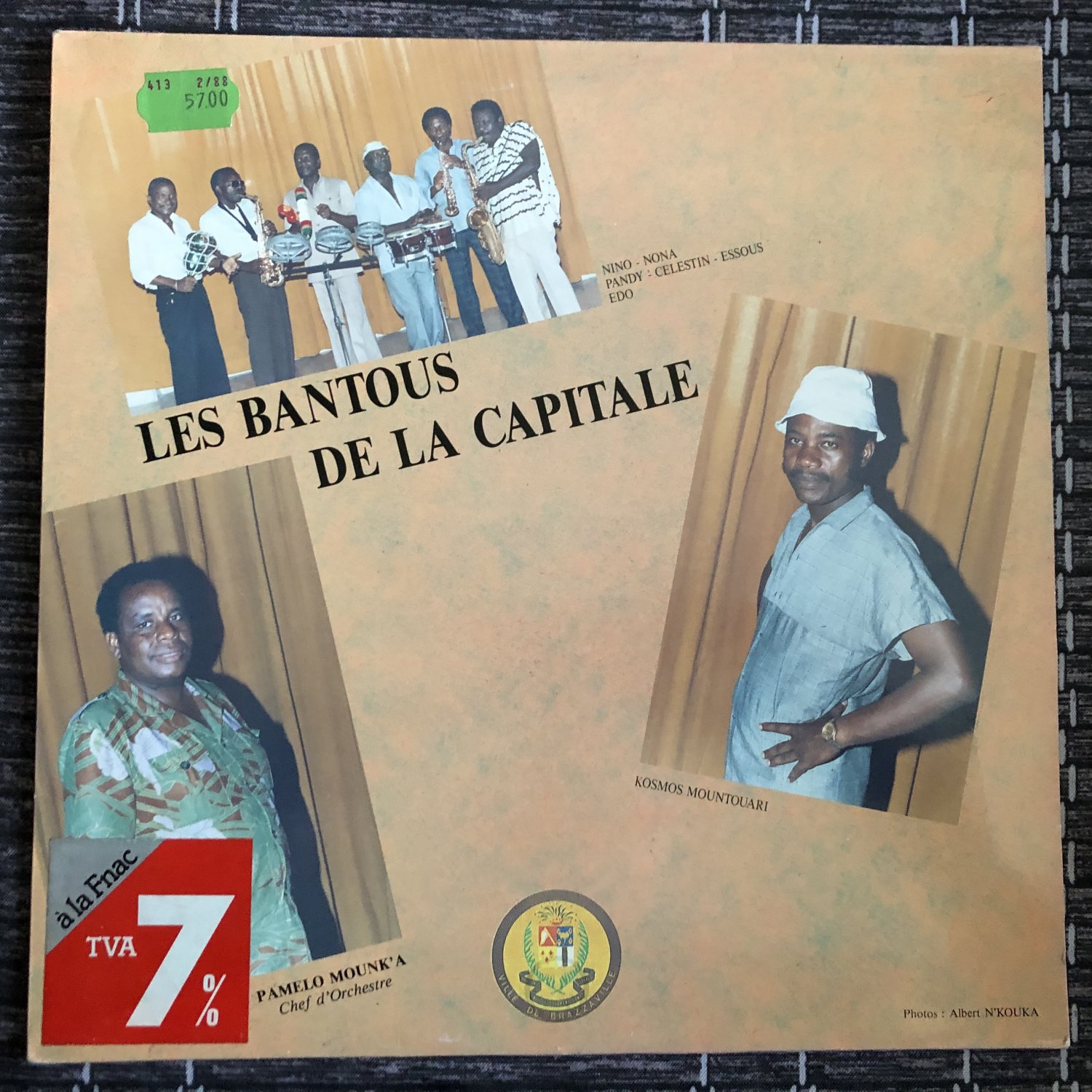 LES BANTOUS DE LA CAPITALE LP Same CONGO RUMBA SOUKOUS SOUKOUSS