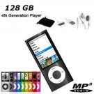 NEW 128  MP3/MP4 1.8" LCD Media Player w/FREE GIFT 4th Gen Black