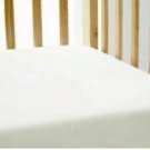 Fine 100% Organic Cotton Crib Fitted Sheet  with waterproof Pad Liner
