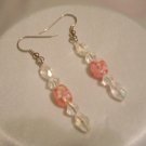 PINK & CRYSTAL EARRINGS