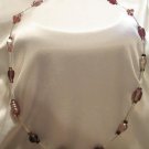 PURPLE AND SILVER NECKLACE