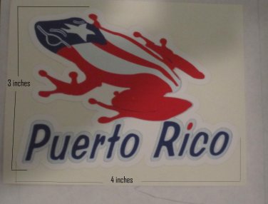 Puerto Rico Coqui vinyl decal/sticker