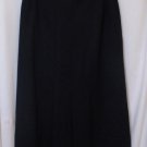 Tica Skirt Solid Black Sz 10 Pleated Style Made in USA Unique 100% wool