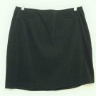 Venezia Jeans Clothing Co Sz 18 Skirt Green Microfiber Moleskin Comfort Fit