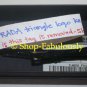 New Authentic PRADA Pink Light-Up LOGO Black Patent Leather Trick Keychain RARE - FREE US Shipping