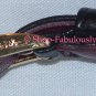 New Authentic PRADA Black Pink Leather FAIRY Runway Ad Campaign CHOKER Necklace RARE - FREE US Ship