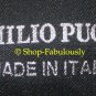 New Authentic EMILIO PUCCI Satin Lk Red Patent Leather Cosmetic Bag Clutch Purse - FREE US Shipping