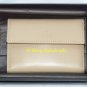 Authentic GUCCI Light Tan Leather Classic Compact Business Card Case NEW in Box - FREE US Shipping