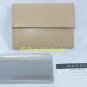 Authentic GUCCI Light Tan Leather Classic Compact Business Card Case NEW in Box - FREE US Shipping