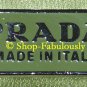Authentic PRADA Green Silk Satin Leather Flowers Evening Bag Purse Clutch RARE - FREE US Shipping