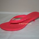 New Authentic SIGERSON MORRISON Rubber Neon Pink VIBRAM Soles Sandals Shoes 5 35 - FREE US Ship