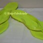 New Authentic SIGERSON MORRISON Rubber Neon Green VIBRAM Soles Sandals Shoes 5 35 - FREE US Ship