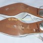 New Authentic STUART WEITZMAN Bridal White Satin CRYSTAL Slingback Pumps Shoes 5 35 - FREE US Ship