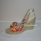 New Authentic J CREW JCREW Marianne Colorful Espadrille Wedges Sandals Shoes 5 35 - FREE US Ship