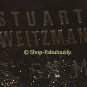 Authentic STUART WEITZMAN Bronze Patent Leather CRYSTAL Slides Sandals Shoes 5.5 35.5 - FREE US Ship