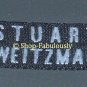 New Authentic STUART WEITZMAN Black White Leather LOAFER Mules Shoes 5 35 - FREE US Ship