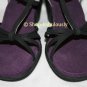 New Authentic CAMPER Black Classic STRAPPY Purple Insoles Sandals Shoes 35 5 - FREE US Ship