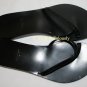 New Authentic BALLY Switzerland Black Leather Classic MINIMALIST Sandals Shoes 35 4.5 - FREE US Ship