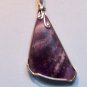 AMETHYST CABOCHON PENDANT 2" x 1 1/4" Gold Filled