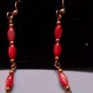 PINK CATS EYE  1 1/2"  14kt GOLD FILLED