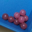 9)>6mm ROUND RUBY BEADS
