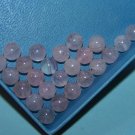 22)> 6mm ROSE QUARTZ BEADS