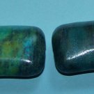 2)> 30x19mm CHRYSOPHASE BEADS