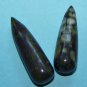 3)> 29x9mm GREEN OCEAN JASPER BULLETS