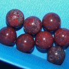 8)> 10mm ROUND JASPER BEADS