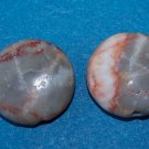 2)>20mm ROUND COIN CRAZY AGATE BEADS