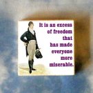 BEAU BRUMMEL fashion dandy quote art TIE TACK tac pin