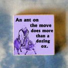 LAO TZU laozi TAOISM Tao quote art TIE TACK tac pin