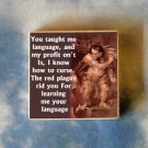 THE TEMPEST Shakespeare quote art TIE TACK tac pin