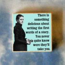 BEATRIX POTTER altered quote art TIE TACK tac pin