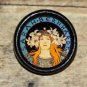 Sarah Bernardt ALPHONSE MUCHA Altered Art Tie Tack or Ring or Brooch pin