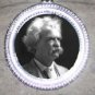 MARK TWAIN Altered Art Large Ornament Frame Pendant for Necklace