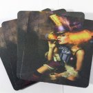4 Piece Bad Clown Coaster Set