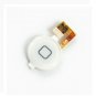 Apple iPhone 3G White Home Button Cap with Flex Cable Assembly Replacement Part