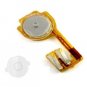 Apple iPhone 3GS White Home Button Cap with Flex Cable Assembly Replacement Part