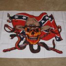Rebel Skull Flag 3x5 feet Confederate pirate CSA banner