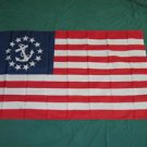 Yacht Ensign American Flag 3x5 feet Anchor Sail Boat Nautical Sailing banner new