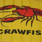 Crawfish Flag 3x5 feet Craw Fish Seafood banner sign