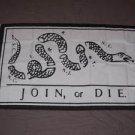 Join or Die Flag 3x5 feet Benjamin Franklin American Revolution banner