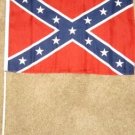Confederate Flag 12x18 inches new Rebel banner wooden stick Civil War South