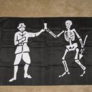 Black Bart Pirate Flag 3x5 feet skeleton banner new