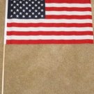 American Flag 12x18 inches US banner United States banner wooden stick