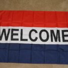 Welcome Flag 3x5 feet model real estate open realty new