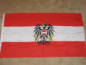 Austria Eagle Flag 3x5 feet Austrian Crest Coat of Arms