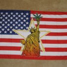Statue of Liberty Flag 3x5 feet Marijuana American USA US pot leaf weed new