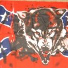 Confederate Wolf Flag 3x5 feet Rebel wolves banner